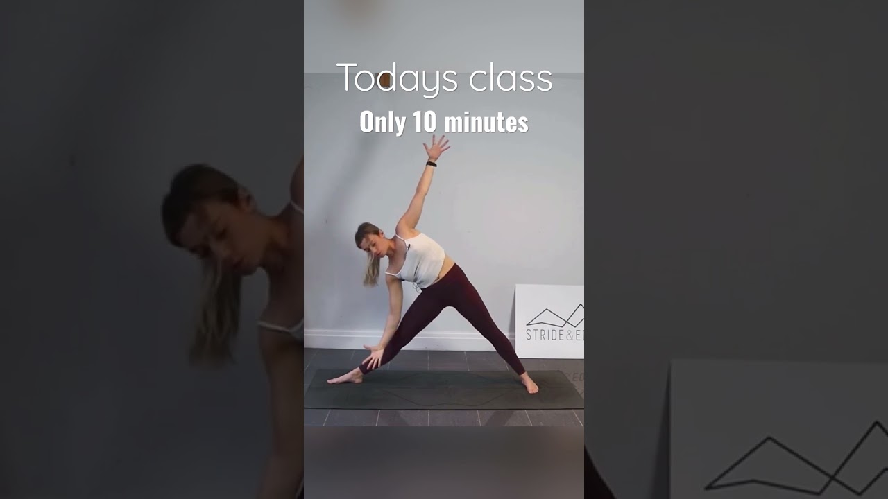 Yoga in 10 minutes || Todays class is now live on our channel. 