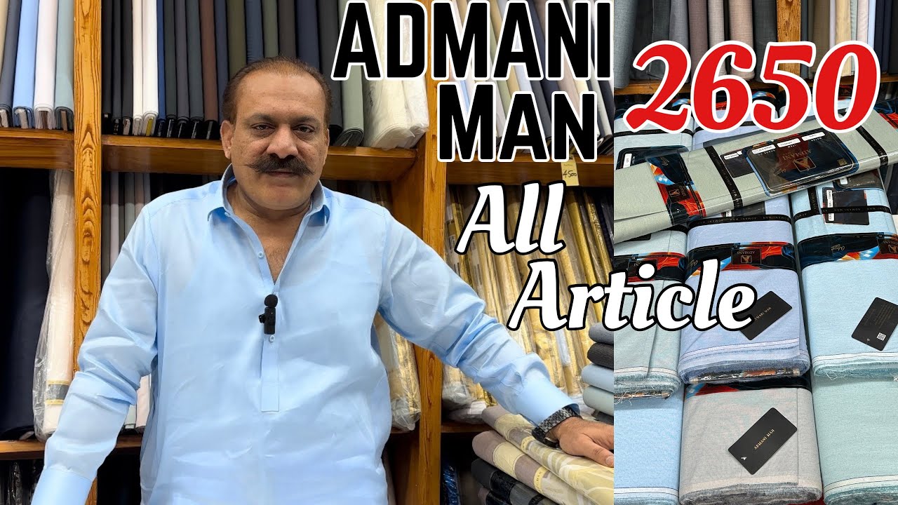 2650/ORIGINAL ADMANI MAN ALL EID ARTICLES ON SALE.SPECIAL SUMMER WEAR ...