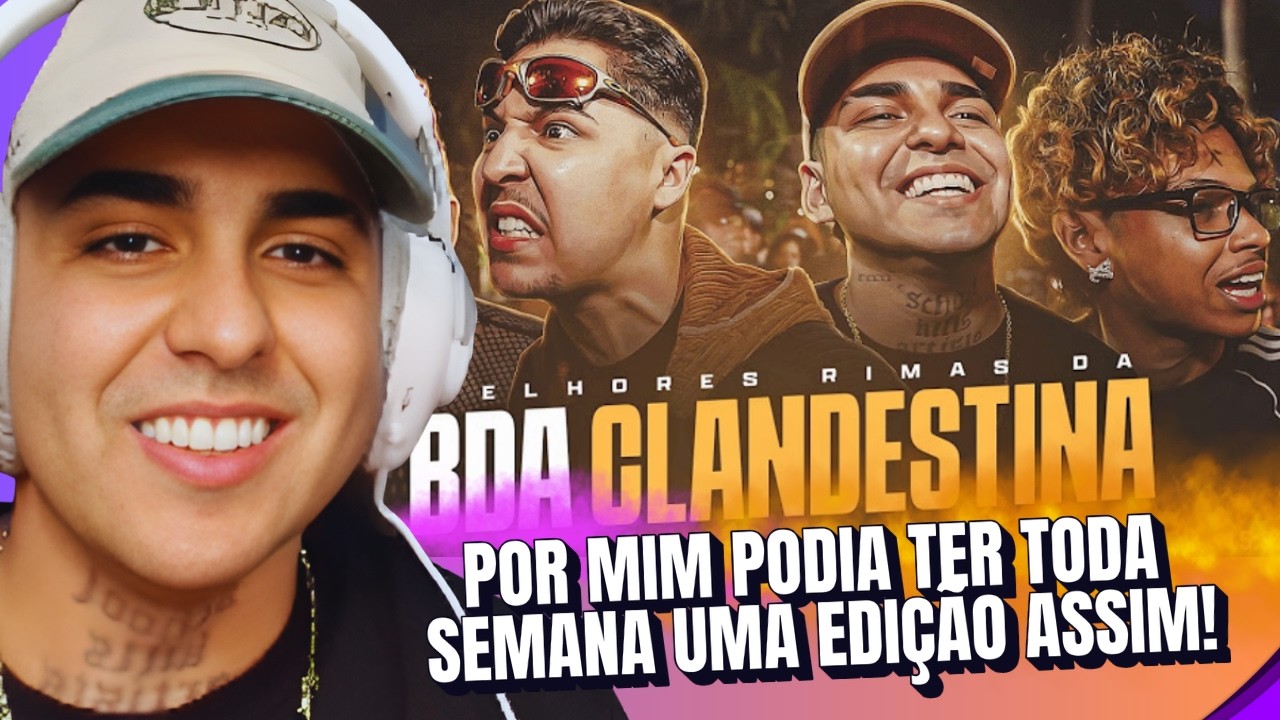 KANT REAGE A MELHORES RIMAS BDA CLANDESTINA! | Ambiente de Kant