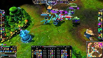 Yasuo 1v4 Quadra kill