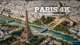 Paris From Above In 4K Breathtaking Aerial Tour With Ambient Music