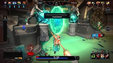 SMITE (PS4) - Closed Alpha - Tutorial (Part 2) - Arena Mode - Guan Yu Gameplay