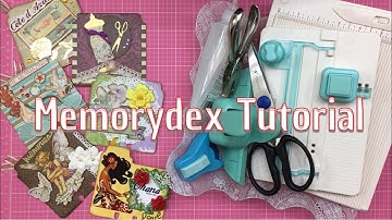 Tutorial:  Memorydex Cards (with or without punches or dies)