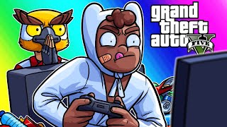 GTA5 Funny Moments - Basically's Intervention and Noisy Cricket Car Battle!