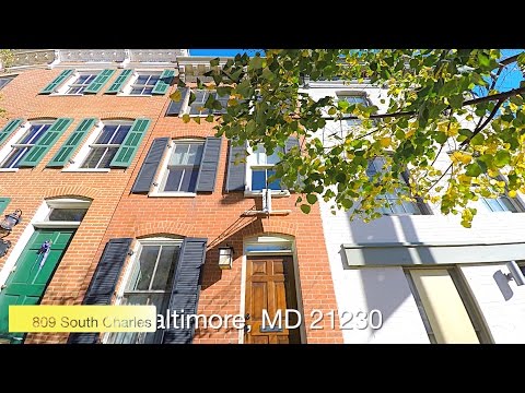 809 South Charles Street, Baltimore, MD home video tour