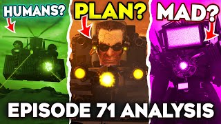 G Man Runs From Astro Toilets And Agents? Episode 71 Analysis All Secrets Skibidi Toilet