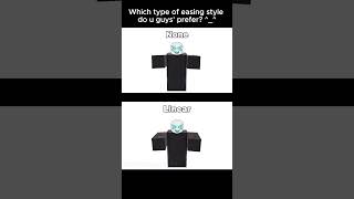 None vs Linear, Roblox Animation Easing Styles! | ft. Pursuer, og ib: @Vitrioo !!