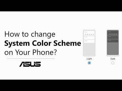 How to Change System Color Scheme on Your Phone?   | ASUS Support