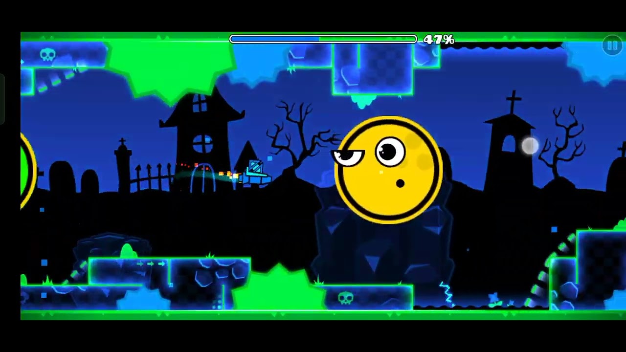 beating a custom level in gd world in first attempt - YouTube