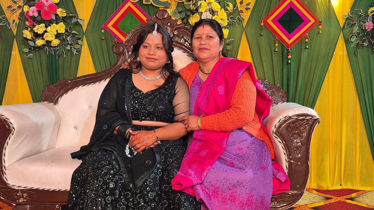 आज हम गए ताऊ की लड़की की मेहंदी में♥️🤩🥰😍 family members ♥️ #dance #love 