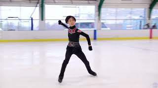 Jake Mao skates to Star Wars on World Ice Skating Day by On Ice Perspectives 5,031 views 12 days ago 2 minutes, 39 seconds