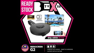 Chromecast G2 WIFI Donggle installation guide for android, IOS & Windows Anycast Miracast Mirascreen