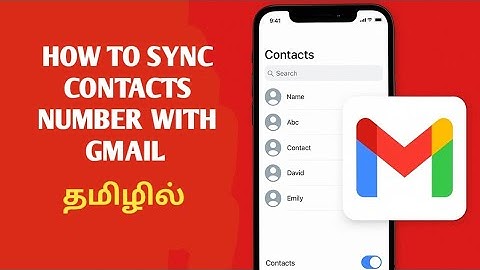 How to Sync Contacts Number with Gmail | Android Phone Contacts Backup | Kavi Tech