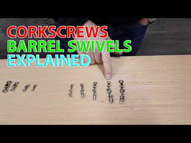 Corkscrew and Barrel Swivels 