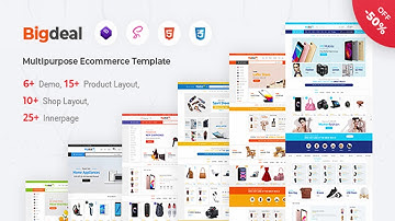 Bigdeal - eCommerce HTML Template | Themeforest Website Templates and Themes