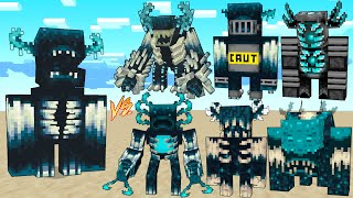 Monster Warden Vs New Wardens PLUS+ Mobs / Minecraft Mob Battle