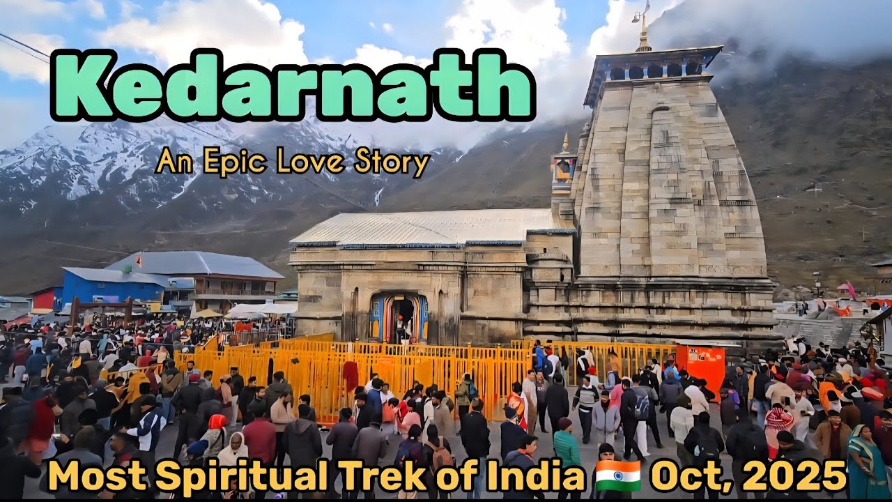 KEDARNATH - Last Darshan of October 2025, Before Closing🛕😇| Trekking Vlog👨🏻‍🦯🔱
