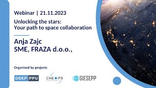 Webinar: For start-ups & SMEs in space sector | DEEP PPU