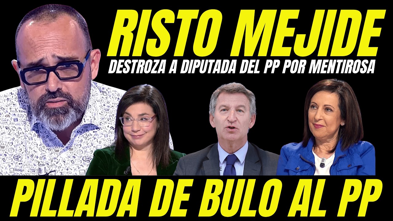 RISTO MEJIDE HACE BALBUCEAR A DIPUTADA DEL PP TRAS SER PILLADA SOLTANDO BULOS CONTRA PEDRO SÁNCHEZ