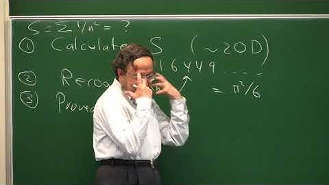 Don Zagier : The multiple zeta sums of Euler