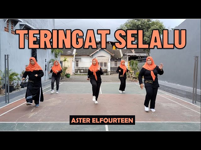 SENAM TERINGAT SELALU | Aster Elfourteen | Line Dance | Choreo by Ning Puspawati u0026 Supiyati DIY class=