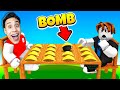 تحدي بومب مع اصدقائي علي 10 000 روبوكس شيبسي ولا قنبلة 