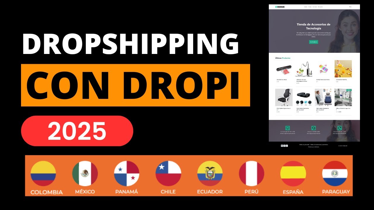 Cómo hacer Dropshipping con DROPI 2025 - CURSO GRATIS Y COMPLETO - YouTube