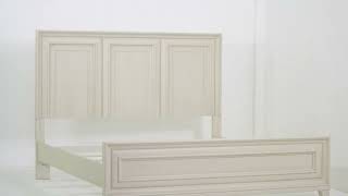 Montauk Weathered White Panel Bed from Coleman Furniture