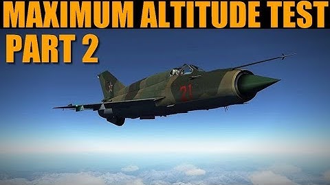 Fast Jets: Max Sustained Altitude PART 2 | DCS WORLD