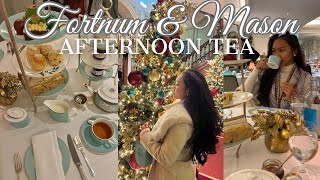 Festive Afternoon tea at Fortnum & Mason | Creating my own tea | Best Christmas afternoon tea London