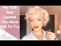 My TOP Red Lipsticks You Got To Try! | Jasmine Chiswell