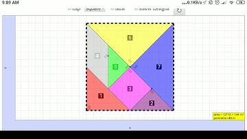 Tangram for creative problem solving with area and perimeter