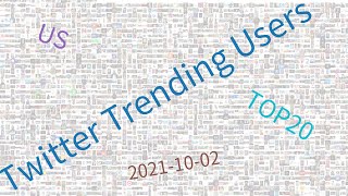 Trending users on Twitter, US, week of 10-02-2021