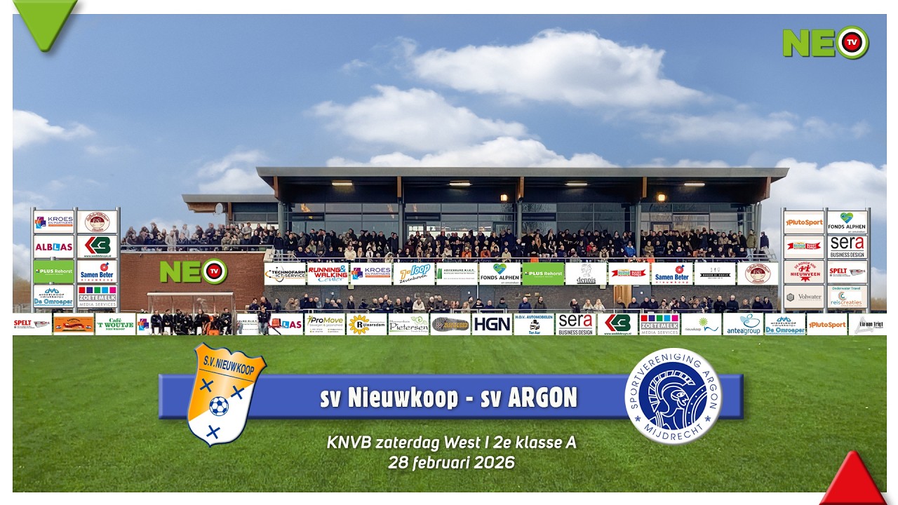 Samenvatting Nieuwkoop - Argon 28 februari 2026