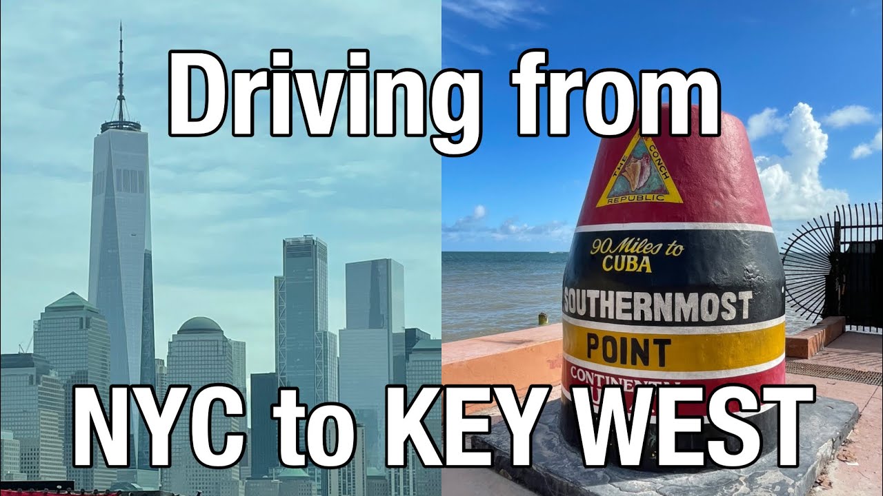 Driving From NYC to Key West Florida (Hyperlapse)