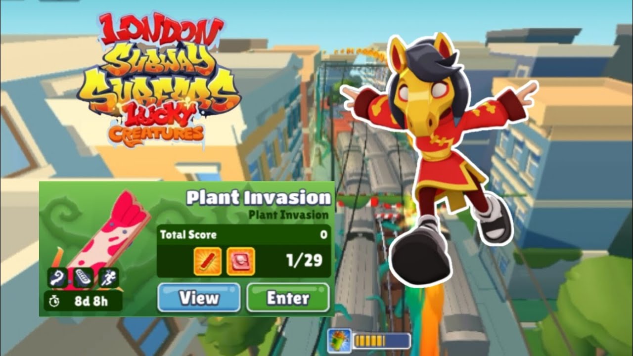 Upcoming Plant Invasion Gameplay with Horse Subway Surfers 