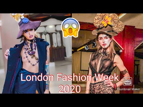 18+ Fashion Show in London Fashion Week 2020 |  Uncensored Naked Fashion Show ?