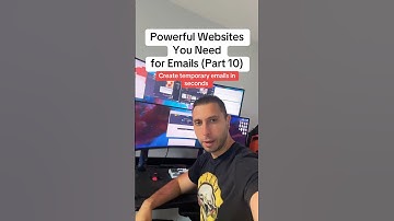 Create temporary emails in seconds using this incredible website