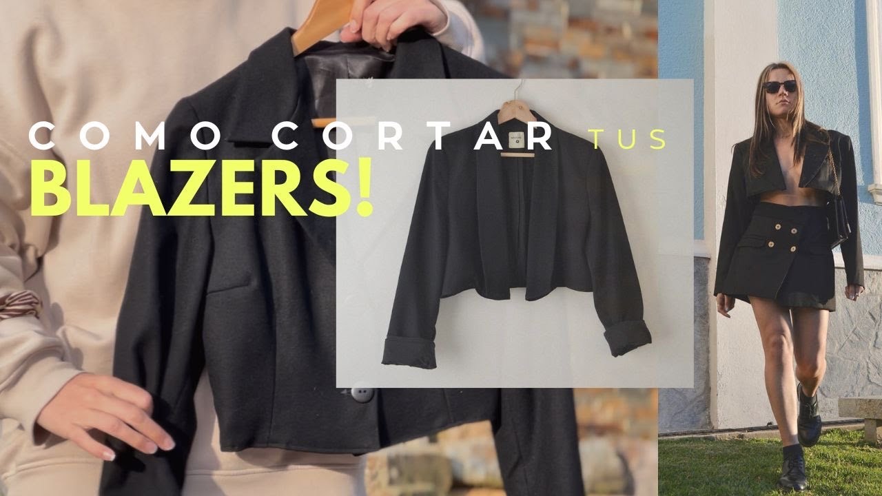 COMO CORTAR UN BLAZER - TUTORIAL PASO A PASO - DIY #transformaturopa # ...
