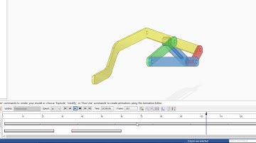 Four Bar Linkage Mechanism 08 - Solid Edge | Movies and Motion