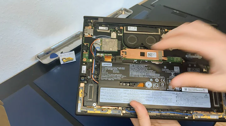 Lenovo X1 Carbon 2022 2023 2024 How to disassembly, repair, Replace the battery, SSD harddisc, fan