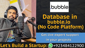 How to Create and Use Database in Bubble.io (No Code Tool) | Lets Build a Startup: UBprogrammer.com