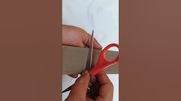 , How To Sharpen Scissors At Home  #shorts
