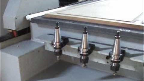 CNC Router Milling with tool change make Door Machine from China www.salecnc.com