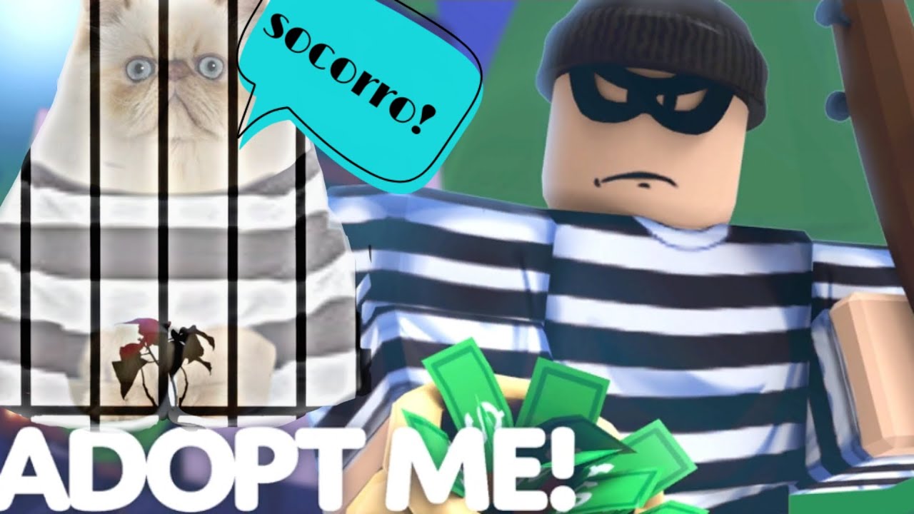 Roblox: MONTAMOS NOS PETS E PERSEGUIMOS UM LADRÃO! (Adopt Me