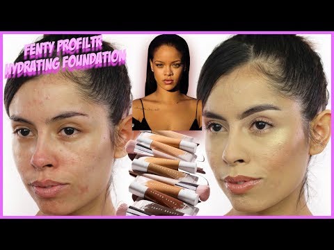 RIHANNA WHAT THE..?!? FENTY BEAUTY HYDRATING FOUNDATION | Rocio Ceja