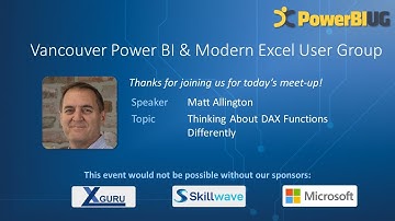 Vancouver Power BI & Modern Excel Usergroup Meeting - Power BI Track   Jul 2021