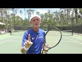 Tennis Serve - How To Develop A Topspin Kick Second Serve