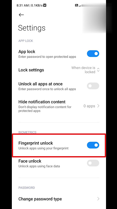Fingerprint Unlock Settings | Mobile ka Fingerprint kaise thik kare | #shorts #fingerprint