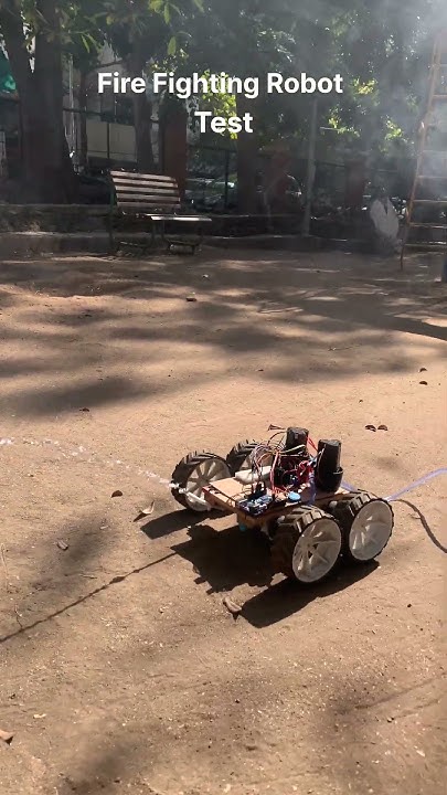 Arduino fire fighting robot | arduino RC car | arduino project flame ...